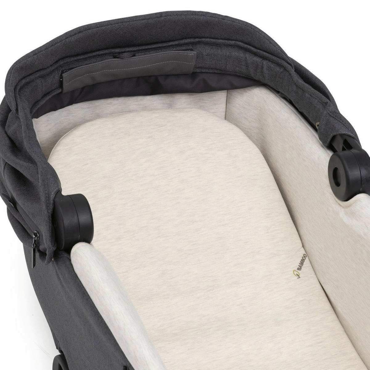 LIEGEWANNE - Schwarz, Basics, Textil (43/63/85cm) - Chicco