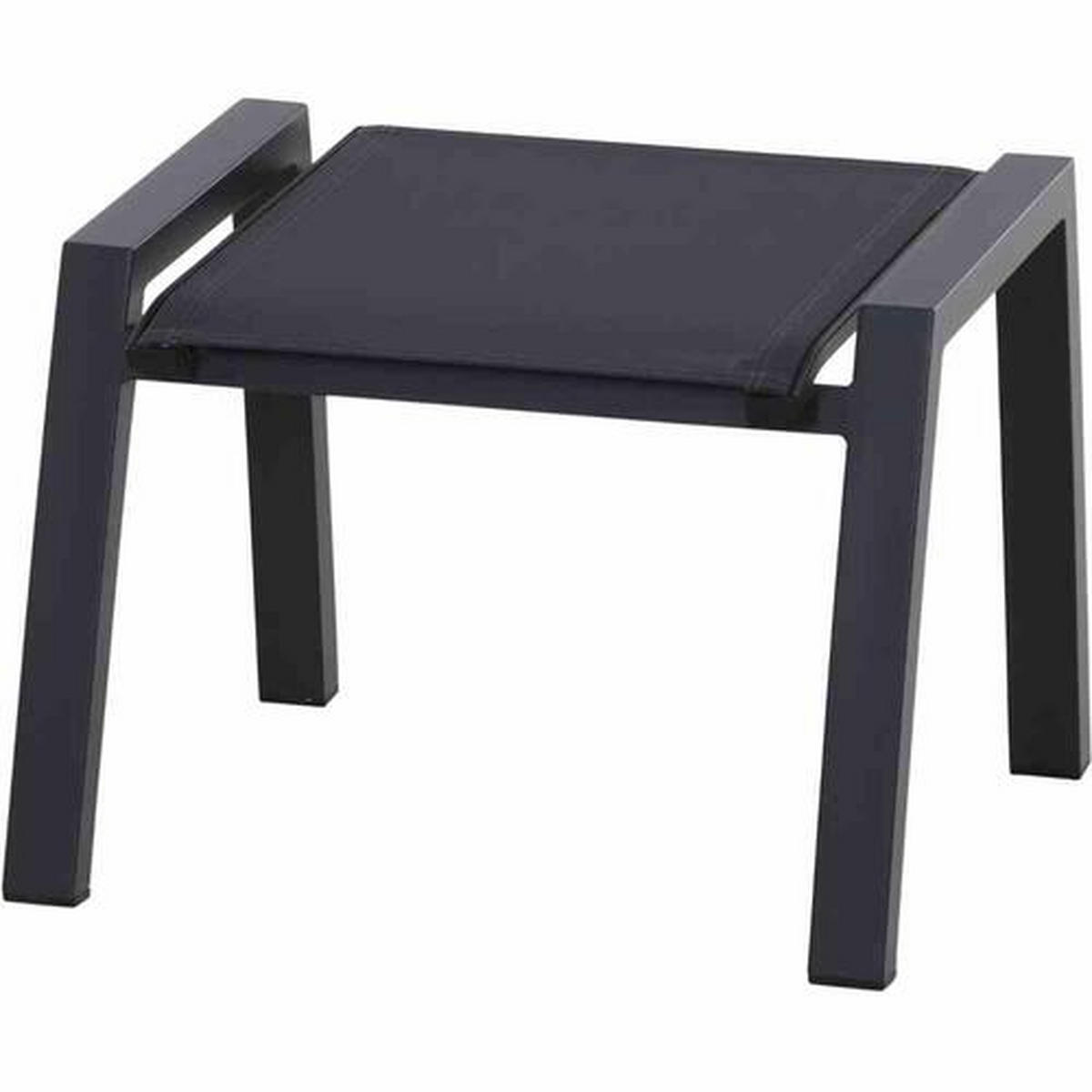 GARTENHOCKER  - Anthrazit/Grau, Design, Textil/Metall (54/42/60cm) - Ambia Garden