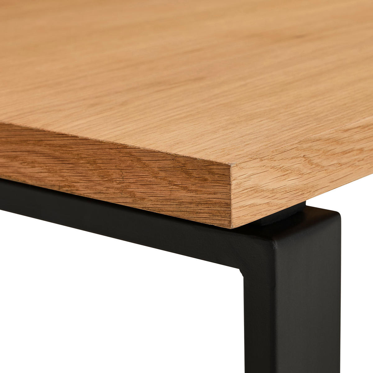 COUCHTISCH in Holz, Metall, Holzwerkstoff 115/60/42,5 cm  - Schwarz/Naturfarben, Design, Holz/Holzwerkstoff (115/60/42,5cm) - MID.YOU