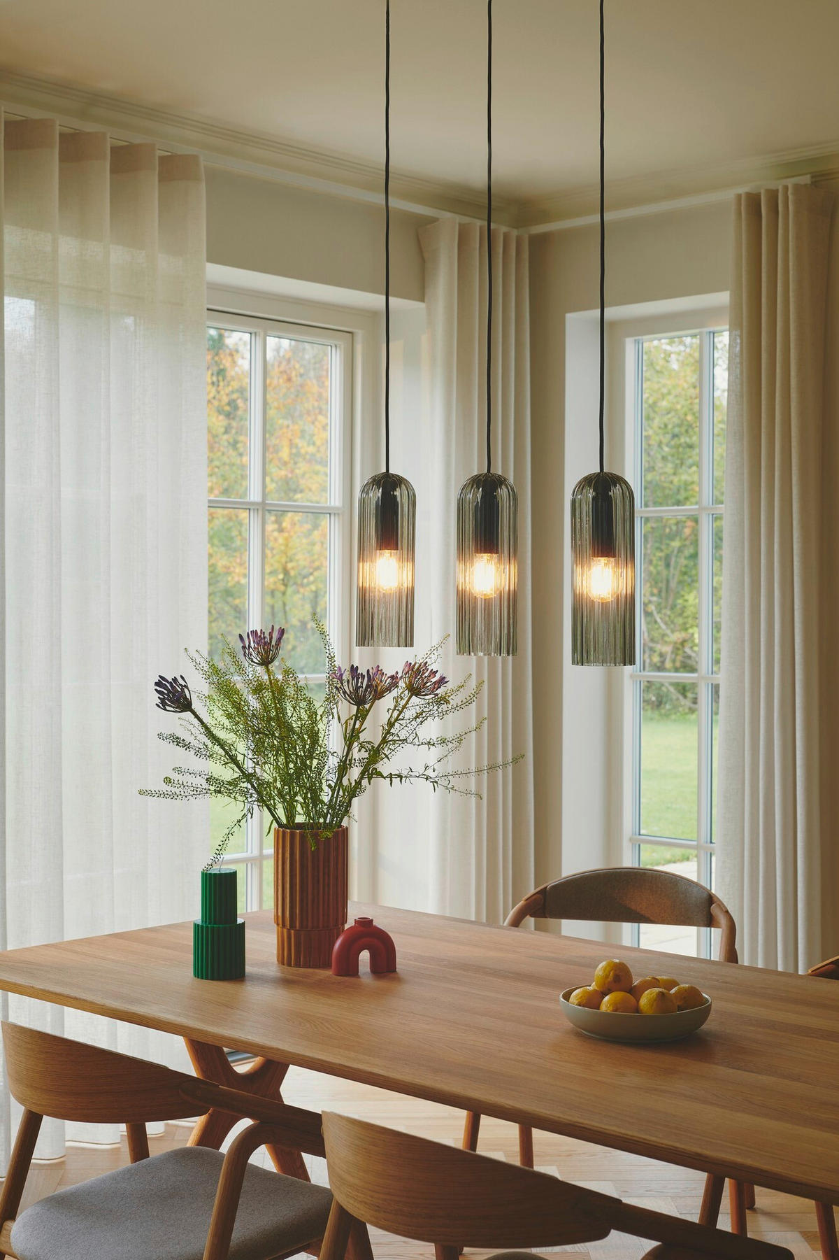 PENDELLEUCHTE 52/30 cm   - Transparent, Design, Glas (52/30cm) - Nordlux