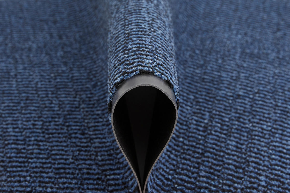 FUßMATTE  120/180 cm  Dunkelblau  - Dunkelblau, Basics, Kunststoff (120/180cm) - Esposa