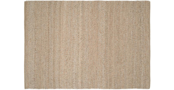 HANDWEBTEPPICH 60/90 cm Helsinki  - Cappuccino, Basics, Textil (60/90cm) - Linea Natura