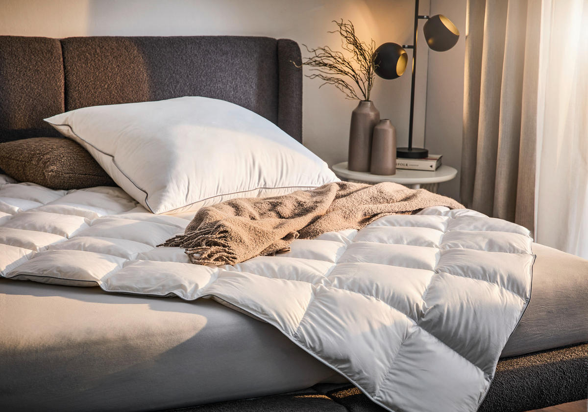 GANZJAHRESDECKE  La Lune  155/220 cm   - Weiß, Basics, Textil (155/220cm) - Centa-Star