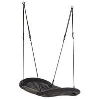 NESTSCHAUKEL Schwarz  - Schwarz, KONVENTIONELL, Kunststoff/Metall (70/6/170cm) - Ambia Garden