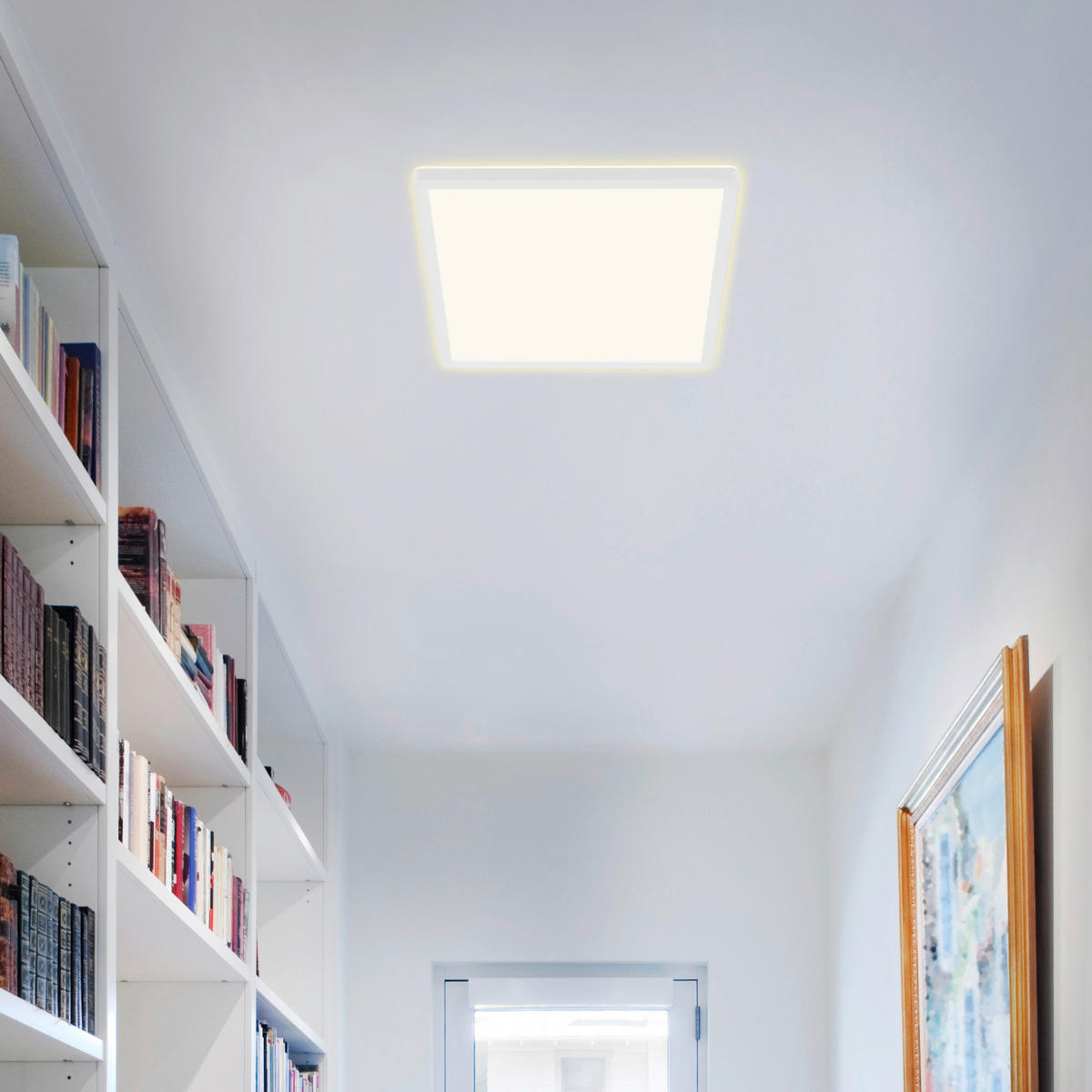 LED-PANEEL Slim 29,3/29,3/2,8 cm   - Weiß, Basics, Kunststoff (29,3/29,3/2,8cm)