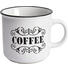 JUMBOTASSE 350 ml - Schwarz/Weiß, LIFESTYLE, Keramik (9,8/9cm) - Landscape JUMBOTASSE 350 ml - Schwarz/Weiß, LIFESTYLE, Keramik (9,8/9cm) - Landscape