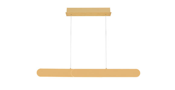 LED-HÄNGELEUCHTE  115/7,5/150 cm    - Messingfarben, Design, Metall (115/7,5/150cm) - Dieter Knoll