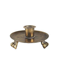 LJUSSTAKE  - guldfärgad, Natur, metall (10/6cm) - Ambia Home