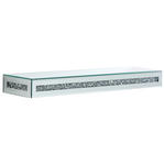 WANDBOARD Silberfarben  - Silberfarben, Trend, Glas/Holzwerkstoff (70/6/16cm) - Xora