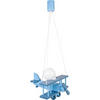 KINDERHÄNGELEUCHTE 29/31/75 cm   - Blau, KONVENTIONELL, Holz (29/31/75cm)