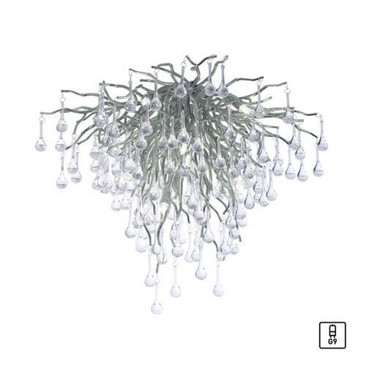 STROPNÍ SVÍTIDLO, 50/50/50 cm - Design, kov (50/50/50cm)