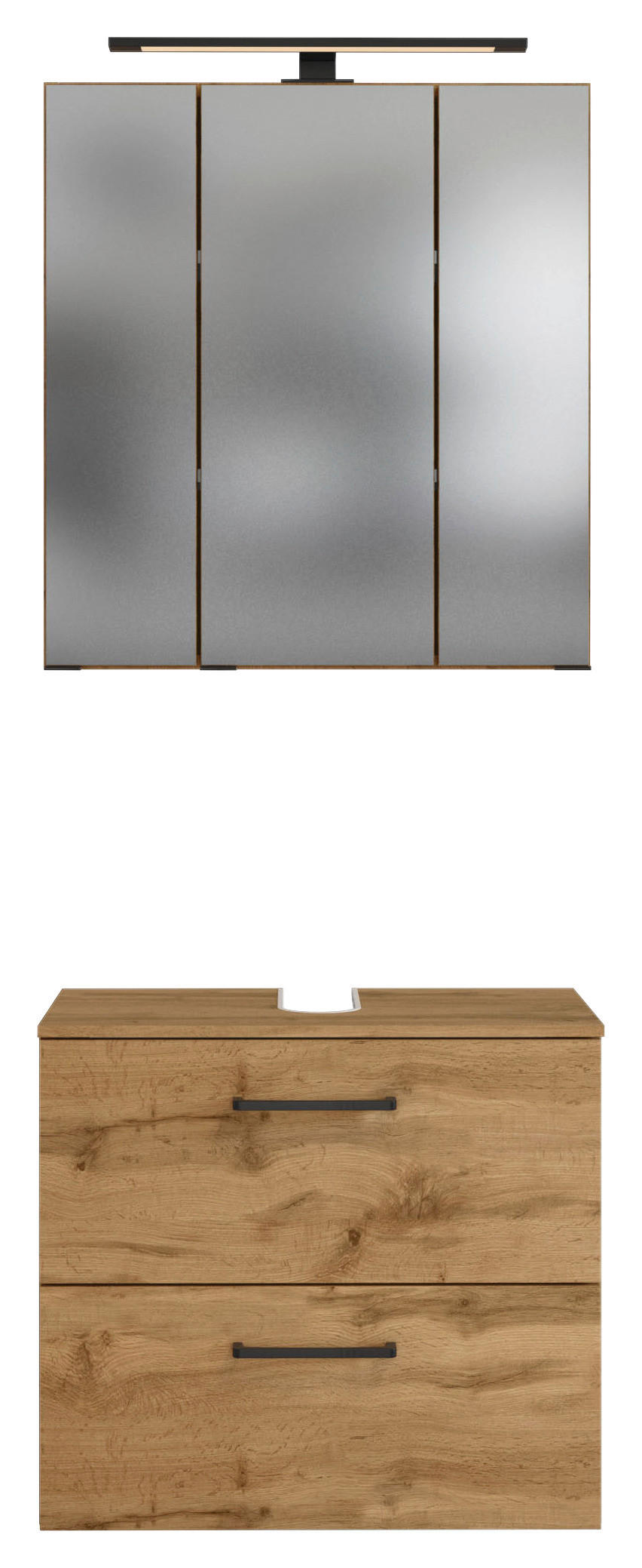 BADEZIMMER  in 60 cm  - Eichefarben, MODERN, Holzwerkstoff (60cm) - Held