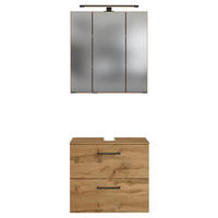 BADEZIMMER  in 60 cm  - Eichefarben, MODERN, Holzwerkstoff (60cm) - Held