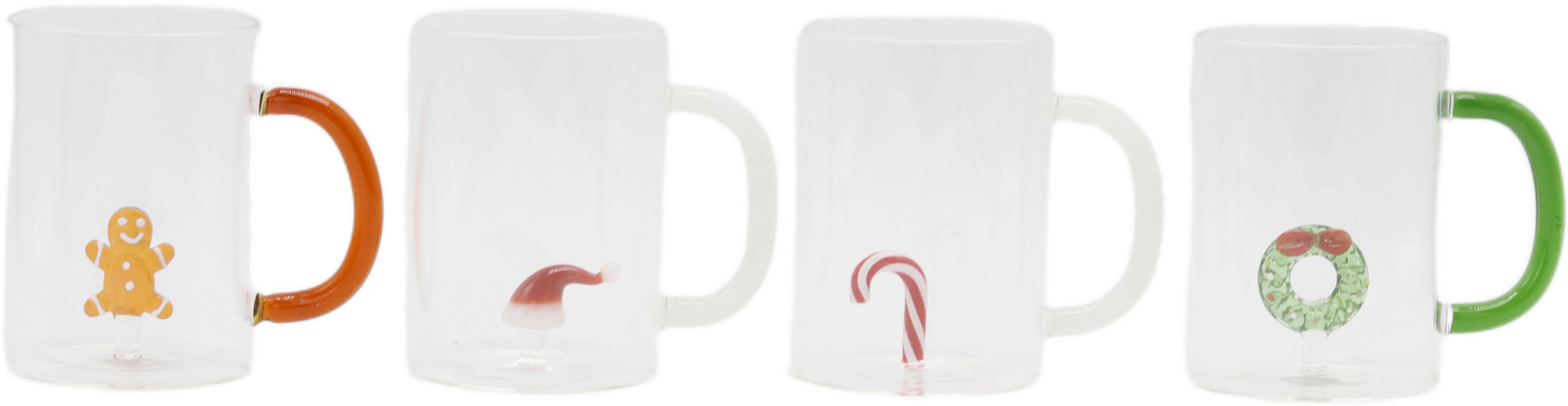 TRINKGLAS 450 ml  - Klar/Hellbraun, Lifestyle, Glas (8/11cm) - X-Mas