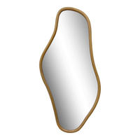 WANDSPIEGEL 60/120/2 cm  - Klar/Kieferfarben, Design, Glas/Holz (60/120/2cm) - MID.YOU
