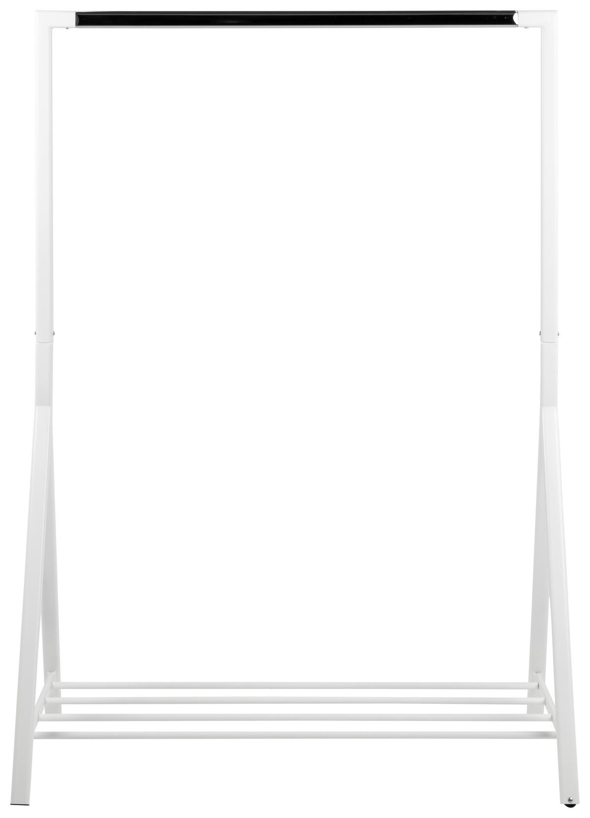 KLEIDERSTÄNDER in Weiß 117/165/59 cm   - Weiß, Basics, Metall (117/165/59cm)
