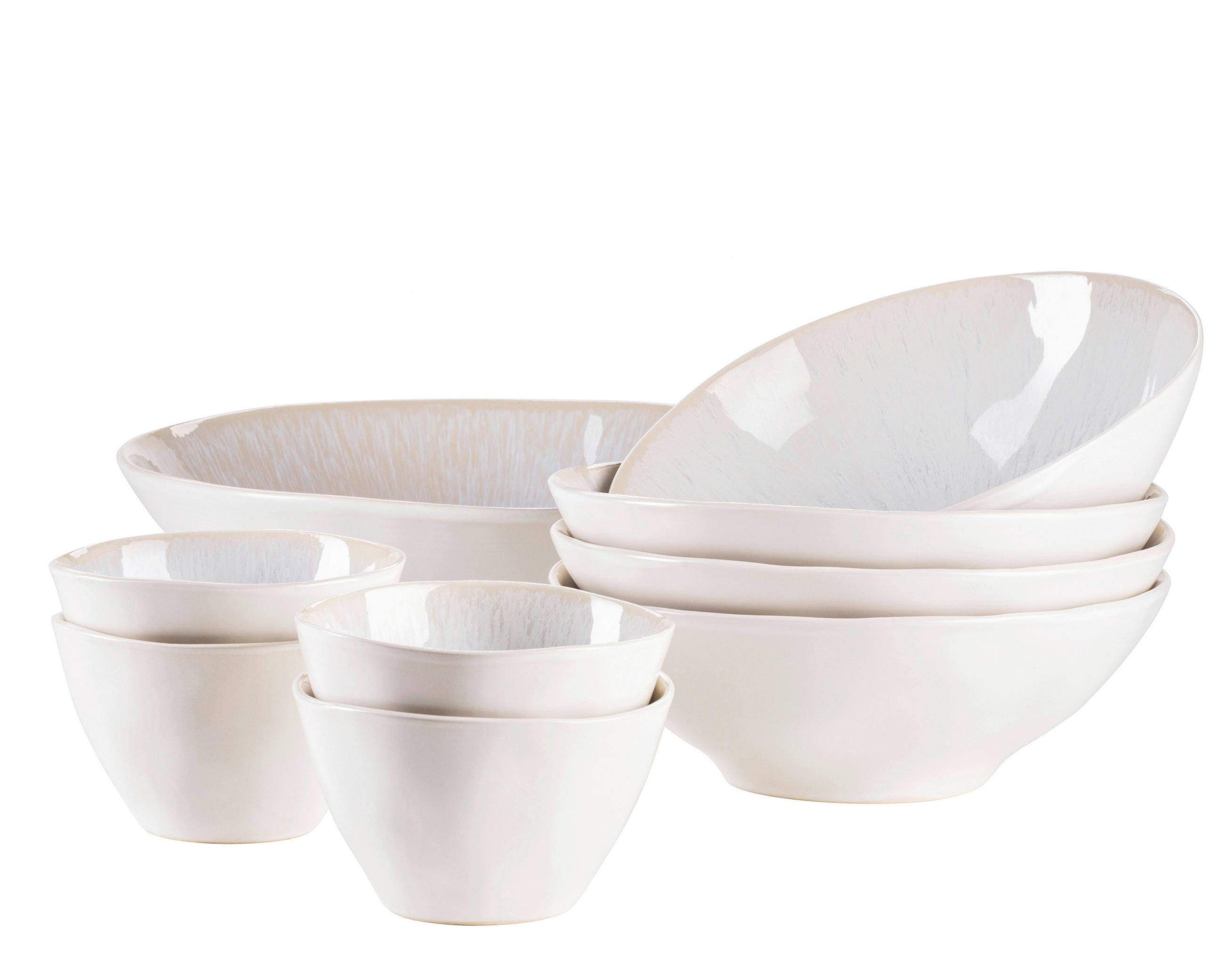 SCHÜSSELSET Frozen   - Weiß, Basics, Keramik (26/7,5/26cm) - Mäser