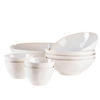 SCHÜSSELSET Frozen 9-teilig  - Weiß, Basics, Keramik (26/7,5/26cm) - Mäser