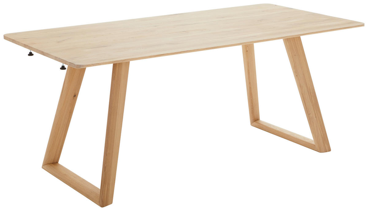 ESSTISCH Eiche vollmassiv rechteckig Eiche Bianco  - Eiche Bianco, KONVENTIONELL, Holz (160/90/75cm) - Linea Natura