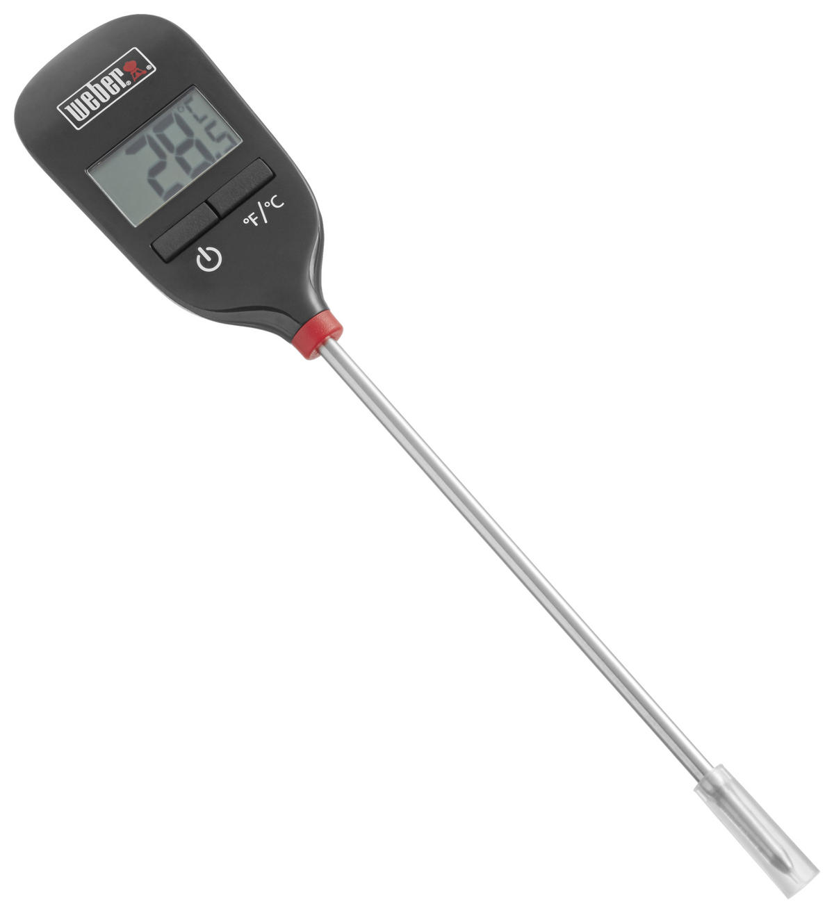 WEBER GRILLZUBEHÖR - Silberfarben/Schwarz, Basics (3,3/0,8/20,3cm) - Weber Grill