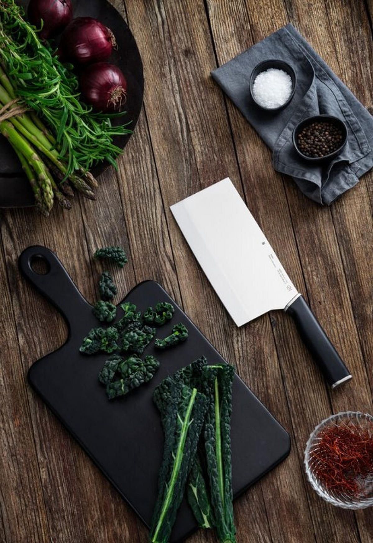 KOCKKNIV Kineo rostfritt stål  - silver/svart, Basics, metall/plast - WMF