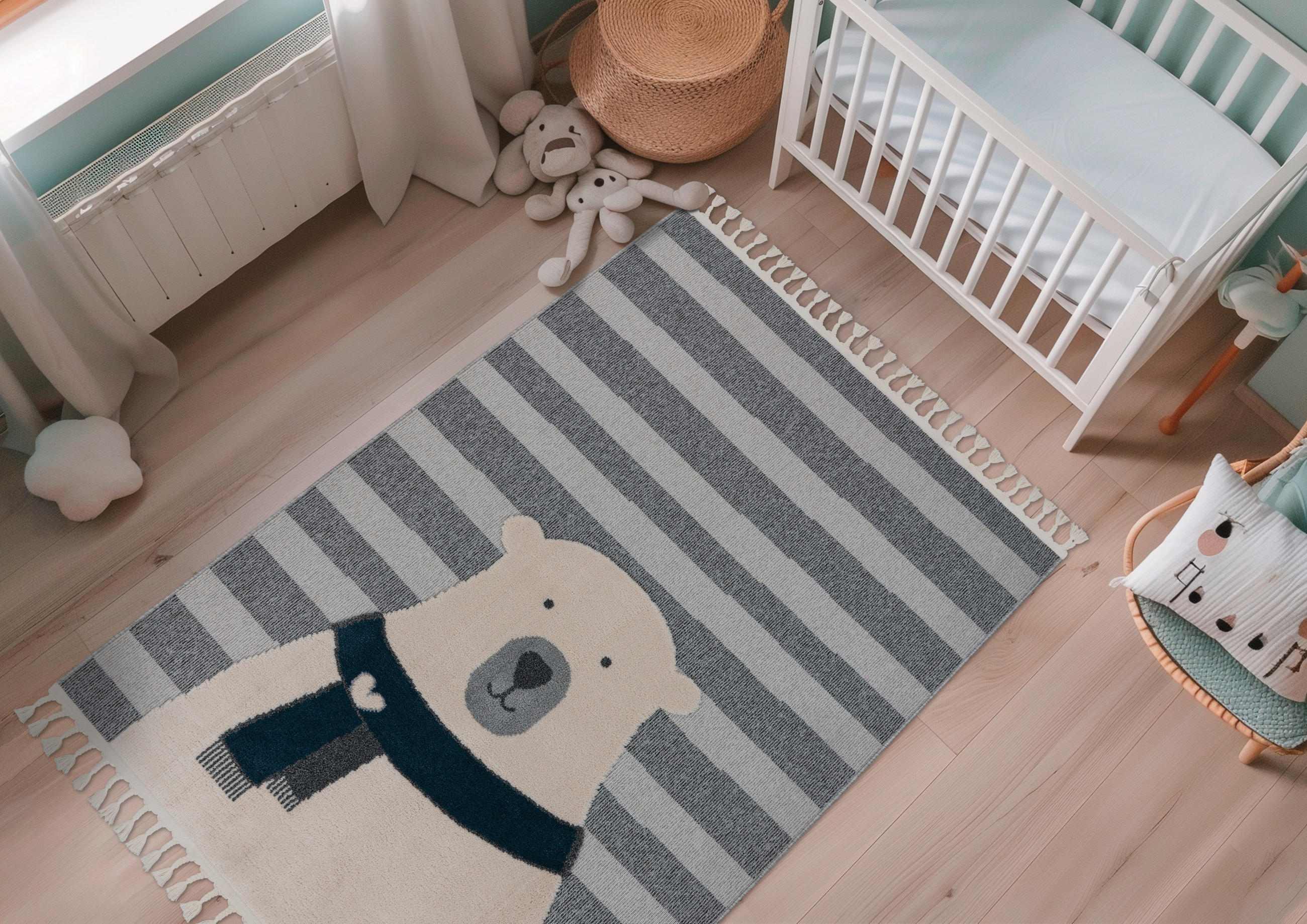 KINDERTEPPICH 160/230 cm My Fano  - Multicolor/Grau, Basics, Textil (160/230cm) - Obsession