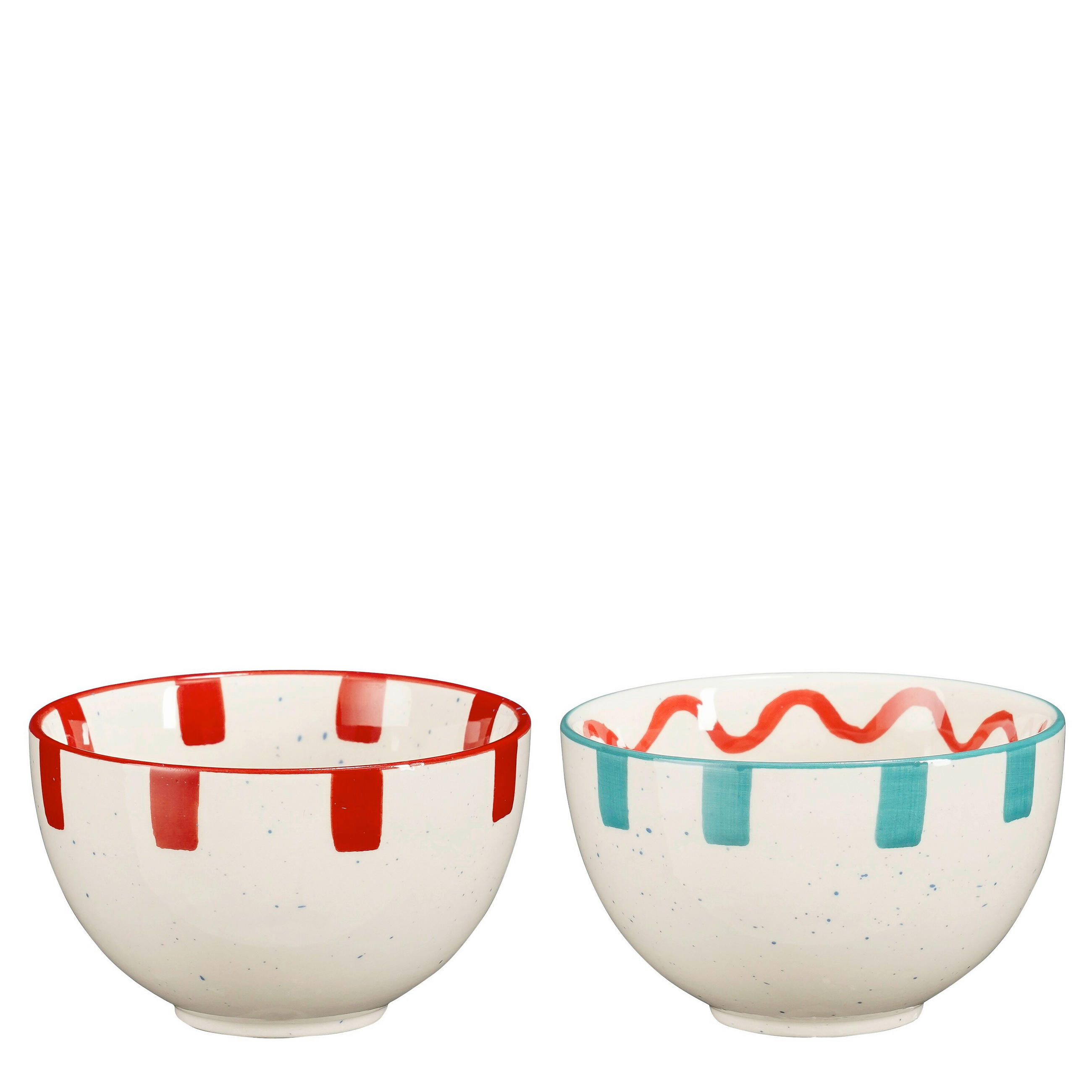 SKLEDA    10/6 cm       - modra/rdeča, Basics, keramika (10/6cm)