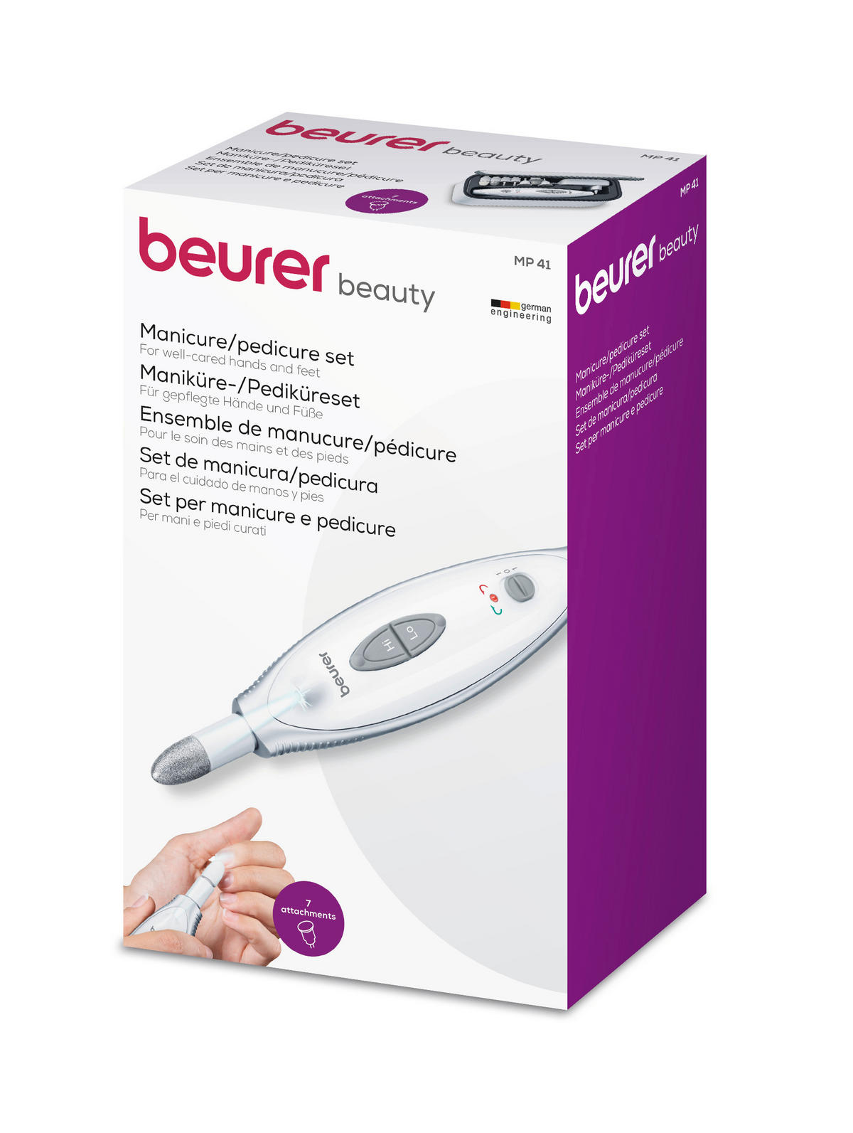 MANIKÜRESET  - Weiss, Basics (20/13/8cm) - Beurer