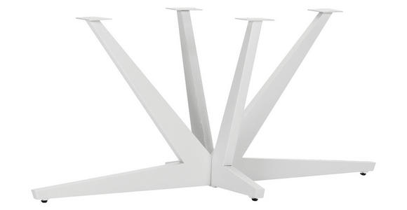 TISCHGESTELL Weiß   - Weiß, Design, Metall (160/80/73cm) - Landscape