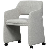 ARMLEHNSTUHL   Bouclé  - Greige, MODERN, Kunststoff/Textil (59/79/58cm) - Livetastic