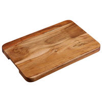 SCHNEIDEBRETT Holz Akazie  - Naturfarben, Basics, Holz (45/27/2,5cm) - Homeware Profession.