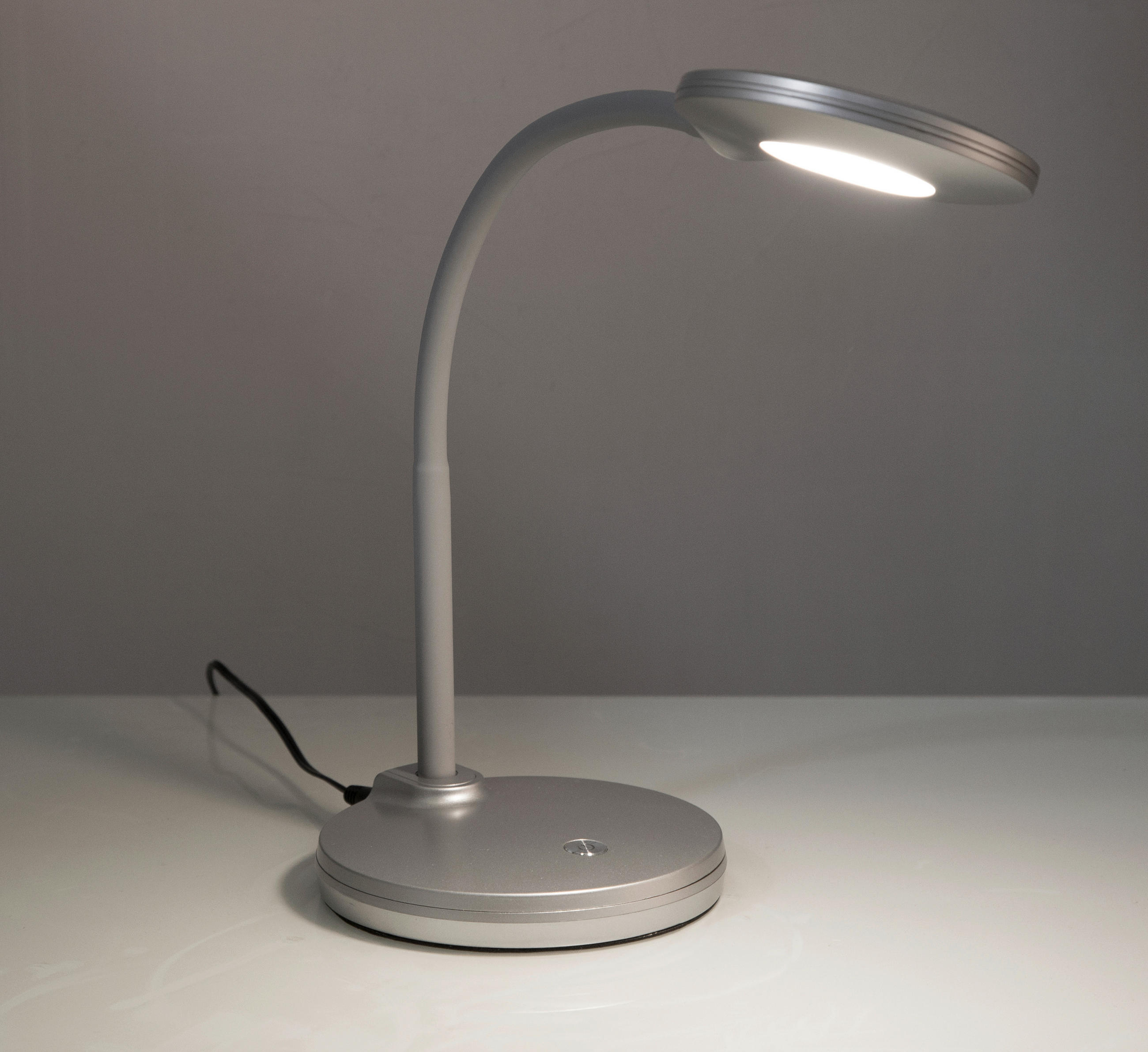 VEIOZĂ CU LED - argintiu, Basics, plastic (18/13,2/35cm) - Novel
