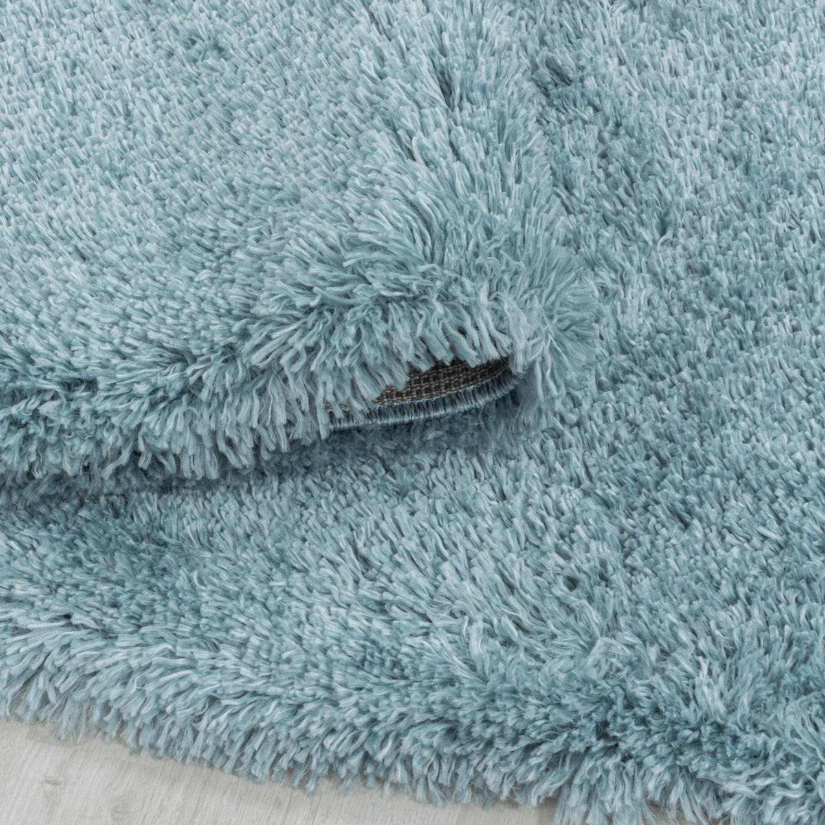 TEPIH VISOKOG FLORA 160/230 cm   plava  Fluffy  - plava, Basics, tekstil (160/230cm)