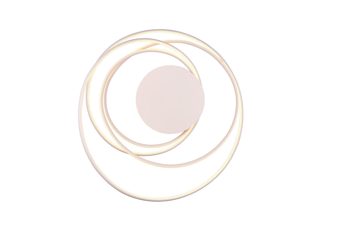 LED-DECKENLEUCHTE Nala 72/35 cm   - Weiß, Design, Metall (72/35cm) - Trio Leuchten