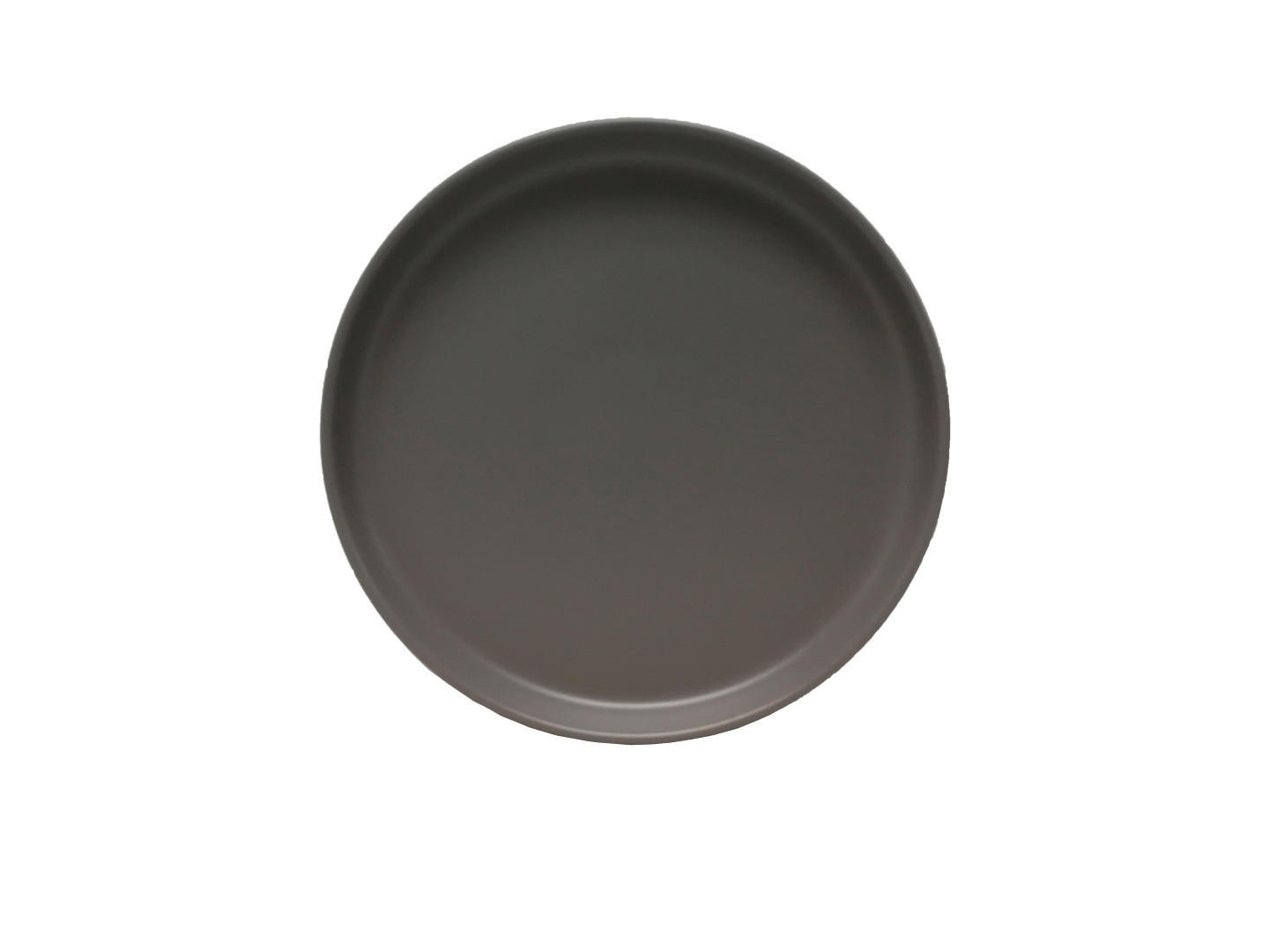 FRÜHSTÜCKSTELLERSET Grau 2-teilig 20,5 cm Salerno  - Grau, Trend, Keramik (20,5cm) - Novel