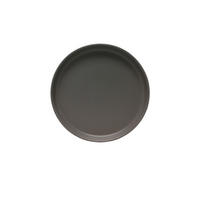FRÜHSTÜCKSTELLERSET Grau 2-teilig 20,5 cm Salerno  - Grau, Trend, Keramik (20,5cm) - Novel