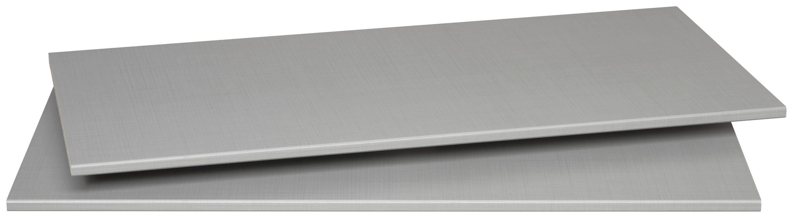 EINLEGEBODENSET 110/2/50 cm Grau  - Grau, MODERN, Holzwerkstoff (110/2/50cm) - MID.YOU