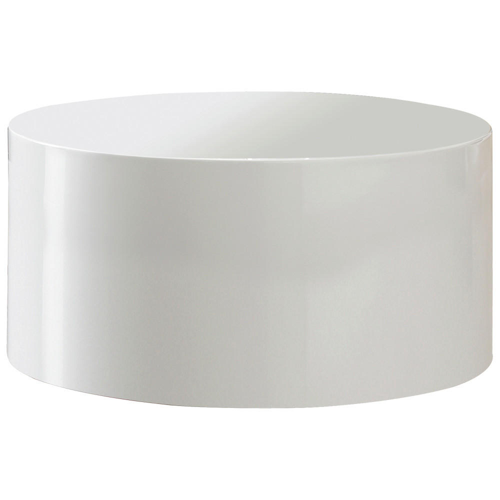 Livetastic KONFERENČNÍ STOLEK, vysoce lesklá bílá