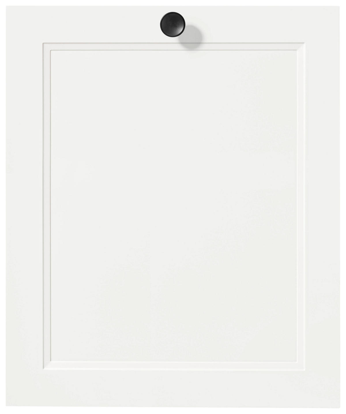 GESCHIRRSPÜLERFRONT 60/72/2,2 cm  in Weiß  - Edelstahlfarben/Weiß, MODERN, Holzwerkstoff/Metall (60/72/2,2cm) - Nobilia