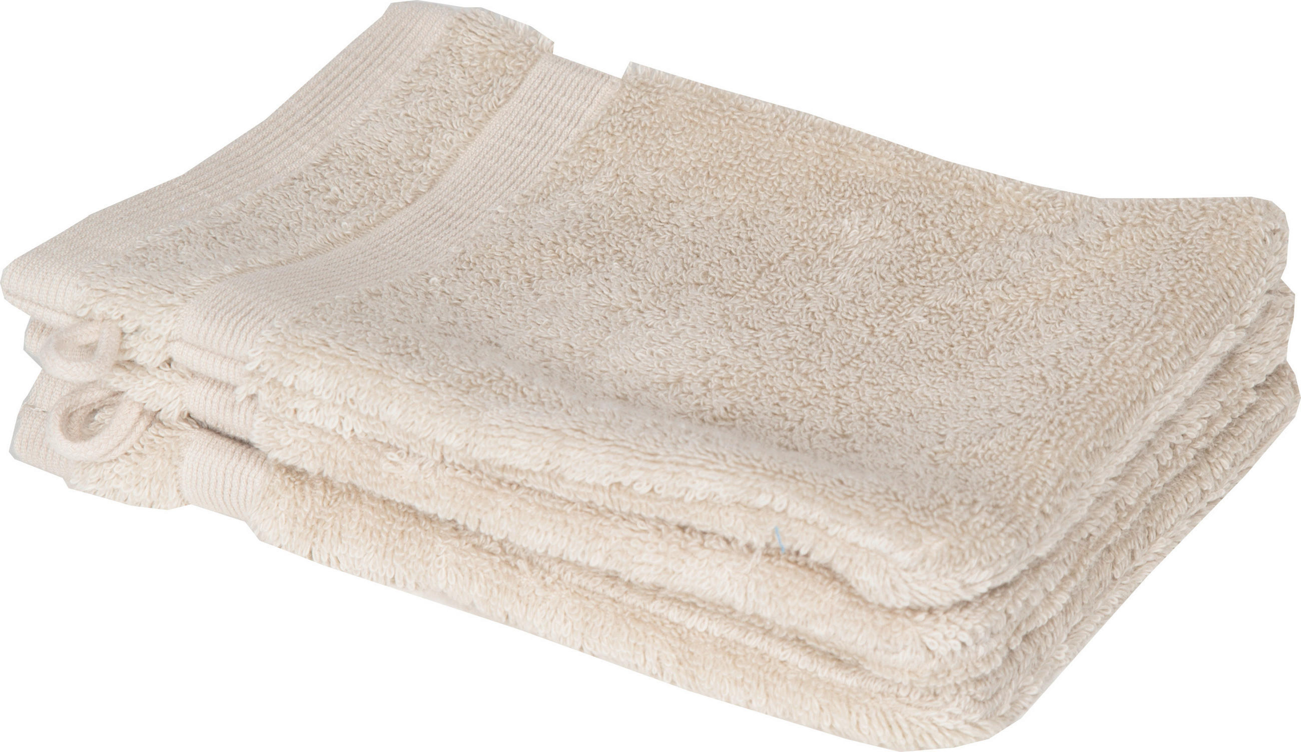 WASCHLAPPEN SW-Cuddly Sandfarben 3-teilig  - Sandfarben, Basics, Textil (16/21cm) - Schöner Wohnen