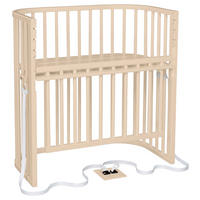 BEISTELLBETT 96/56,50/96,50 cm  - Beige, Basics, Holz (96/56,50/96,50cm) - Babybay