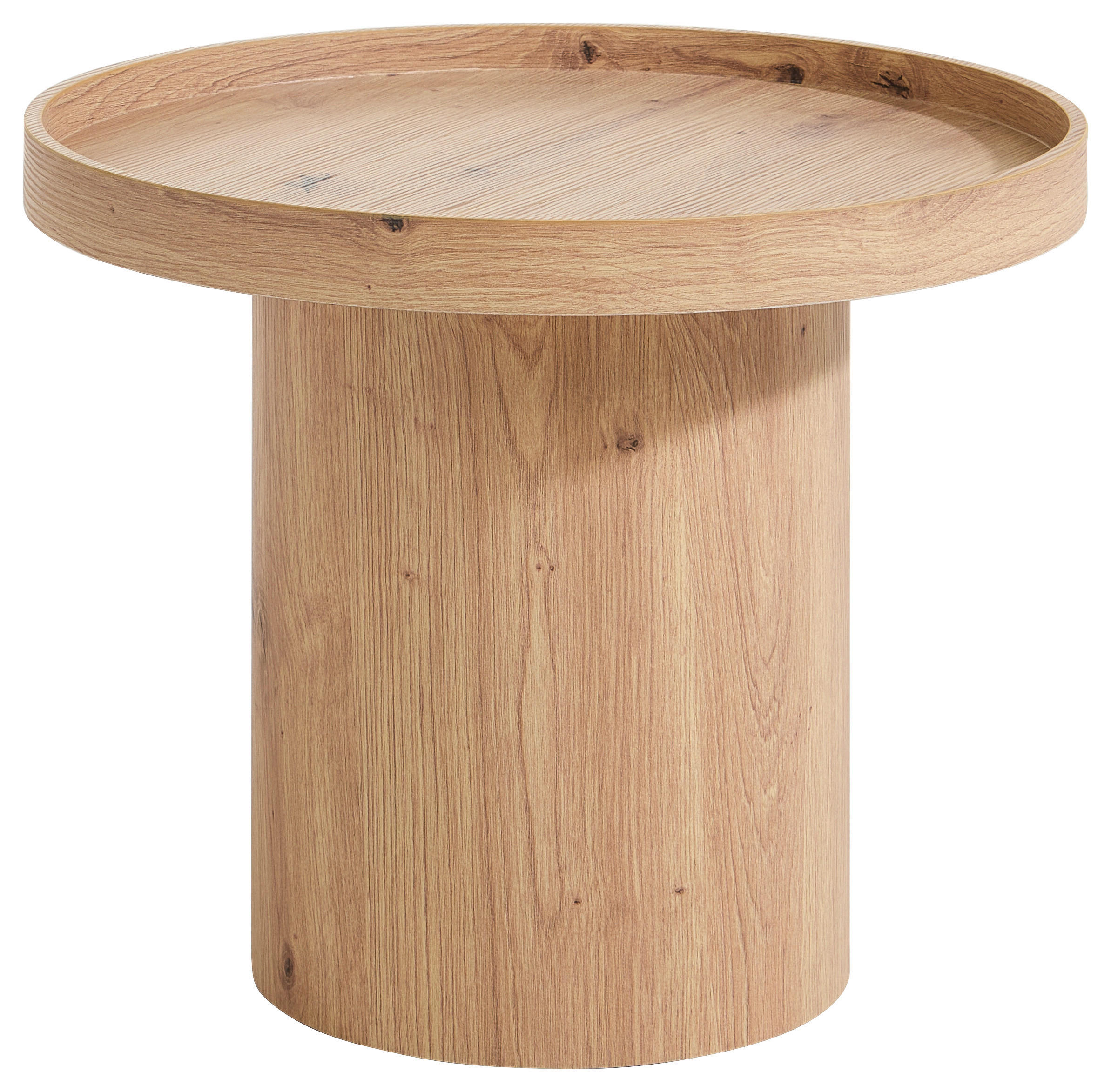 BEISTELLTISCH in Holzwerkstoff 50/50/40 cm  - Wildeiche, Design, Holzwerkstoff (50/50/40cm) - Carryhome
