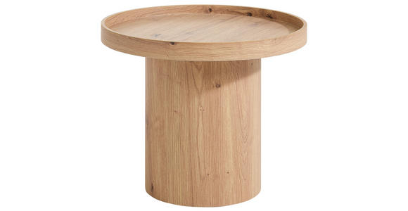 BEISTELLTISCH in Holzwerkstoff 50/50/40 cm - Wildeiche, Design, Holzwerkstoff (50/50/40cm) - Carryhome