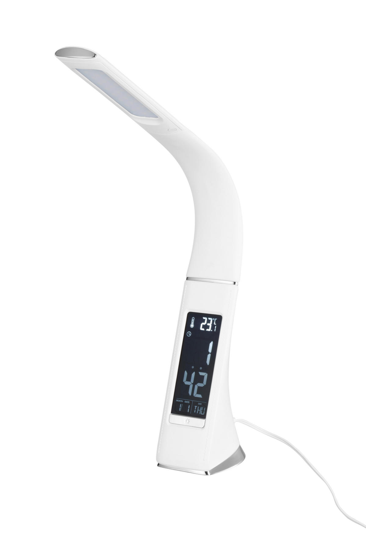 LED-SCHREIBTISCHLEUCHTE - Weiss, Basics, Kunststoff/Metall (9/30cm) - Novel
