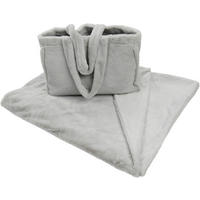 DEKA + TORBA 130/160 cm  SONJA  - srebrne boje, Konvencionalno, tekstil (130/160cm) - Esposa