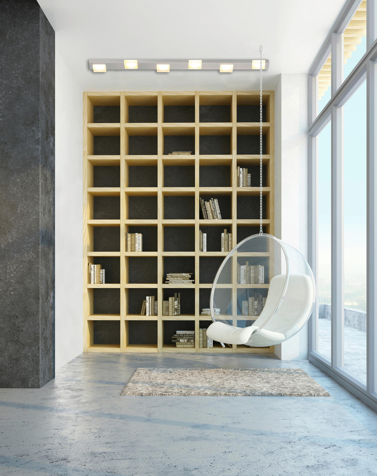 LED-DECKENLEUCHTE 115/12/3 cm  - Grau, Design, Metall (115/12/3cm) - BOPP