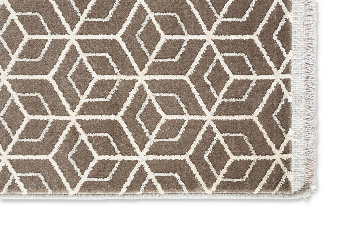 WEBTEPPICH 200/300 cm Metric Taupe  - Taupe, Design, Textil (200/300cm) - Joop!