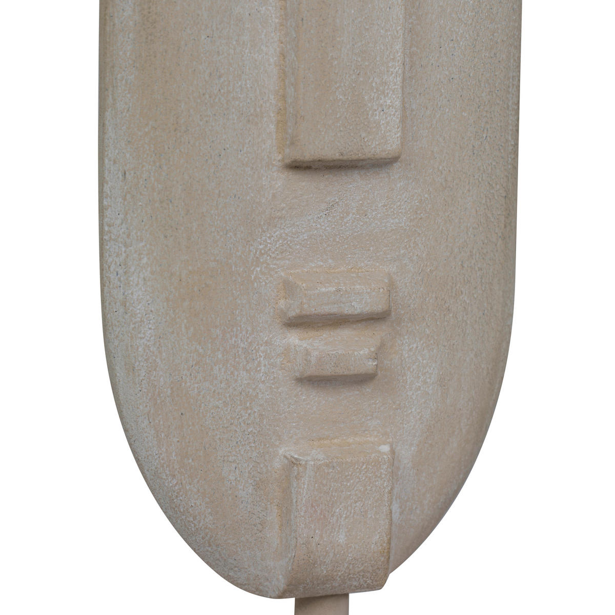 SKULPTUR - Beige, Basics, Stein/Metall (13/37/13cm)