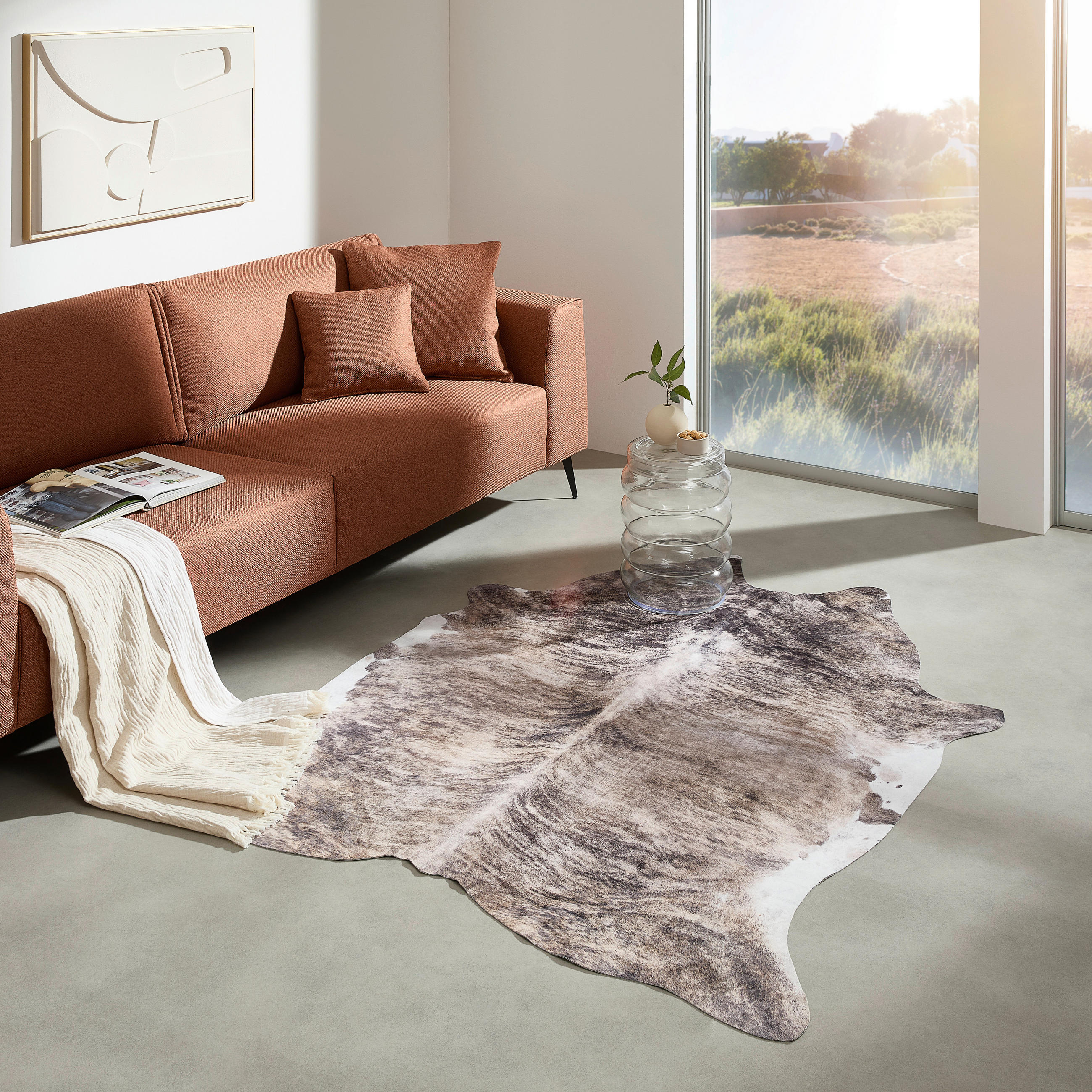 KUNSTFELL 155/190 cm Dunkelbraun  - Dunkelbraun, LIFESTYLE (155/190cm) - Boxxx
