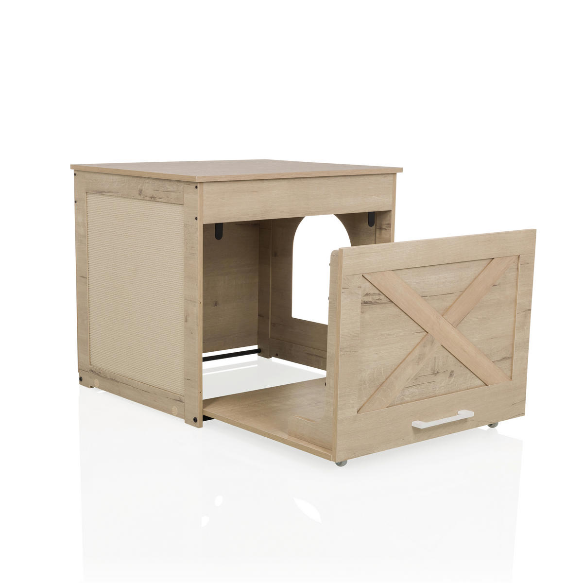 TIERHAUS - Eichefarben, MODERN, Holzwerkstoff (60/53,5/50cm) - MID.YOU